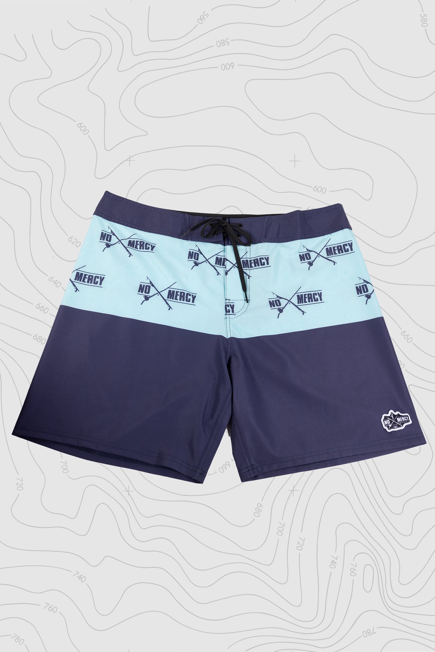 No Mercy fishing-shorts Nautical Topography