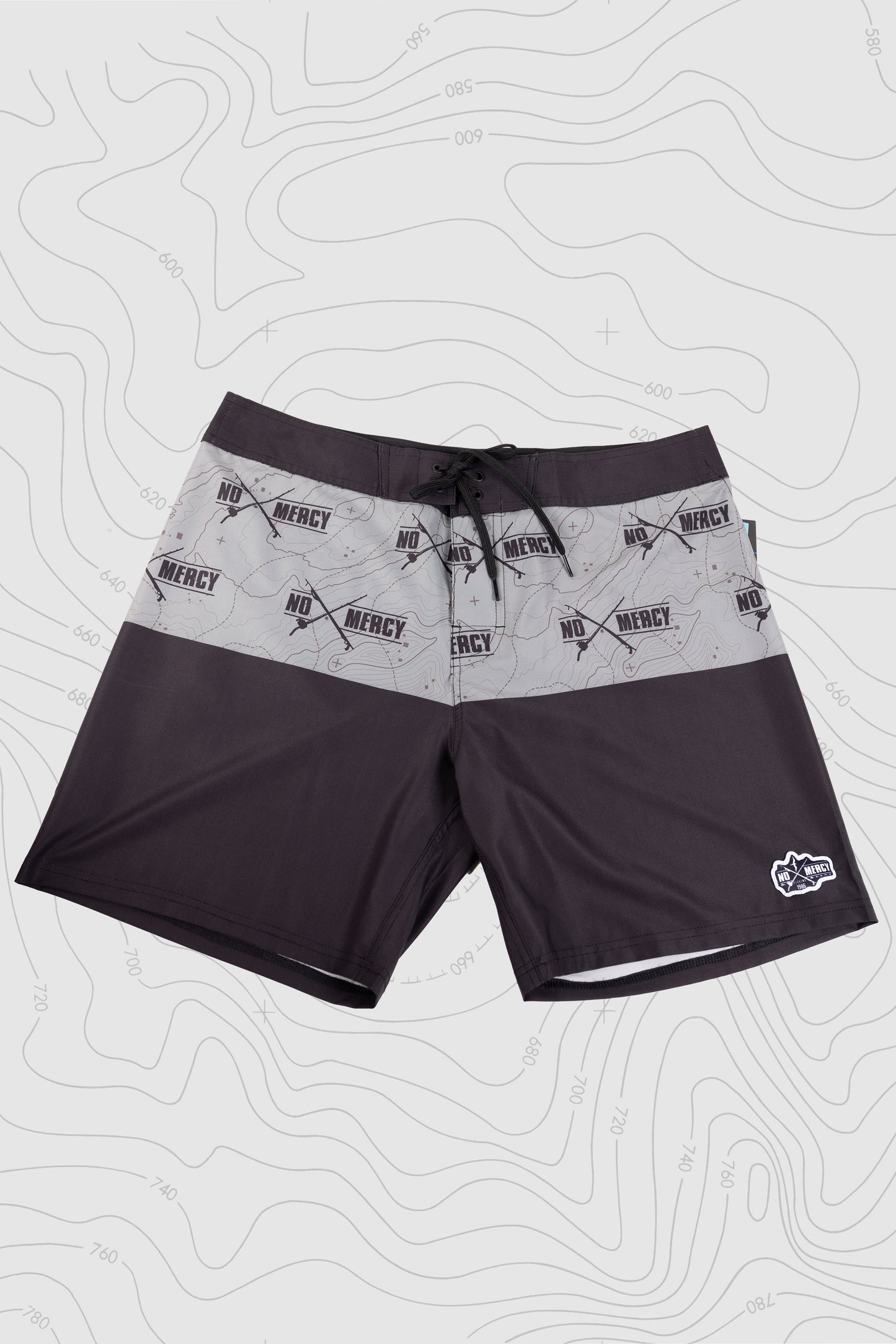 No Mercy fishing-shorts Nautical Topography