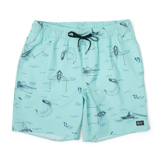 Pelagic The Dockside Trollin Elastic Waist Shorts 18"